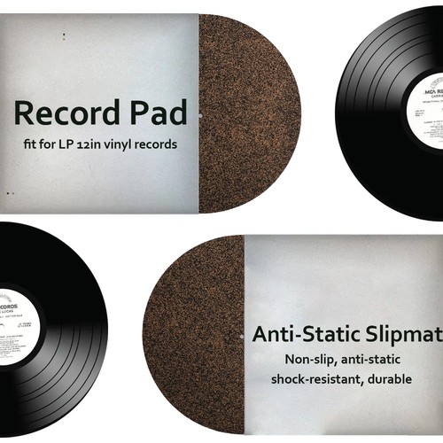 Cork rubber turntable - &,