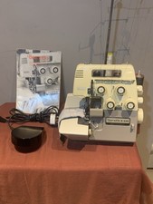Serviced Bernette Bernina 335 Overlocker 3/5 thread with Instruction Manual  VGC