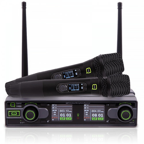 Twin handheld uhf wireless - twin,