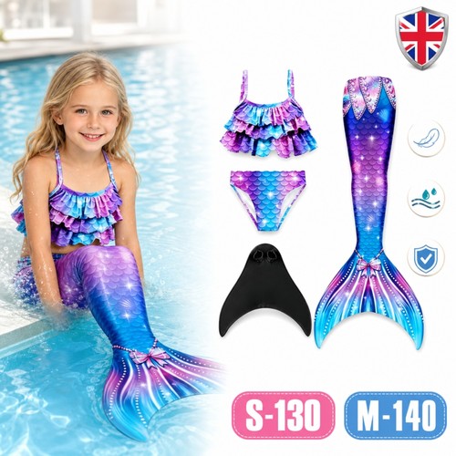 Girls mermaid tail monofin - girls,