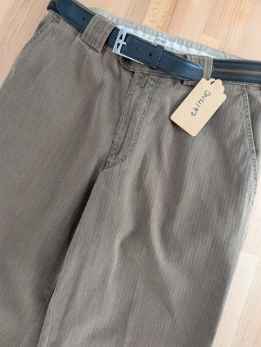 Men meyer khaki trousers - khaki,