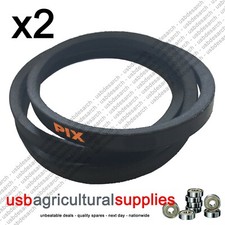 Drive Belt x2 Fits BELLE Wacker Plate Compactor PCX400, PCX450, PCX500  11.4.019