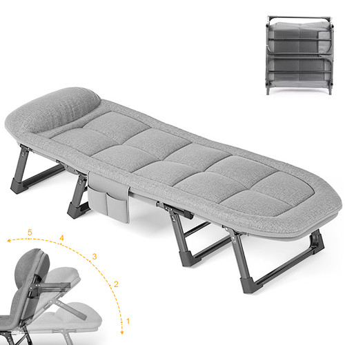 Heavy duty single folding bed - heavy,