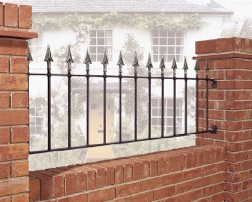Wrought iron metal railings - wrought,