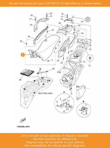 Yamaha semi double - semi-double, assy