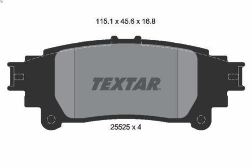Brake pad set disc - disc,