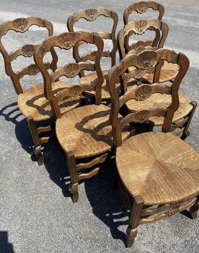 Set six french cedarwood - of,