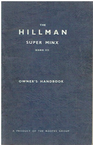 Hillman super minx mkiii - super,
