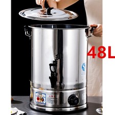 Stainless Steel Tea Urn 48 Litre Commercial Electric Catering Hot Water Boiler