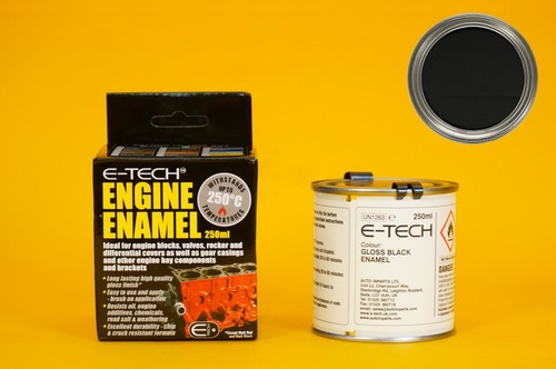 Engine enamel black paint - enamel,