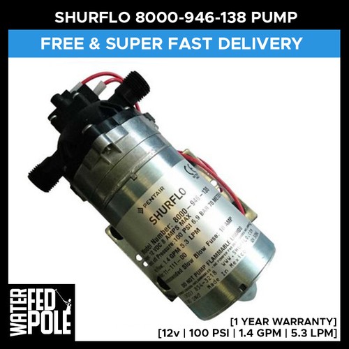 Shurflo 100psi pump 2lpm - pump, for