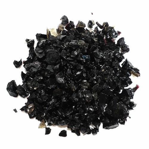 Black volcanic crushed glass - volcanic,