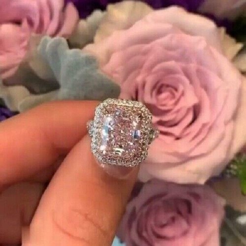 4ct lab created - pink, sapphire