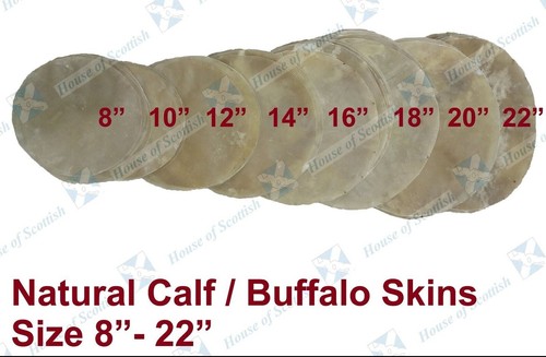 Calf buffalo skin natural - calf/buffalo,