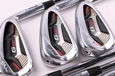 Ping G410 Irons / 5-PW+GW / Blue Dot / Regular Flex Ping AWT 2.0 Shafts