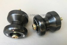 R&G RACING Cotton Reels  PAIR BLACK M8 Triumph: Daytona 675 2010