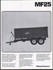 Massey Ferguson "MF25" Trailer Brochure Leaflet