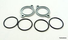 WEBER/DELLORTO 45 DCOE/DHLA INLET MANIFOLD PLATES & O RINGS PAIR