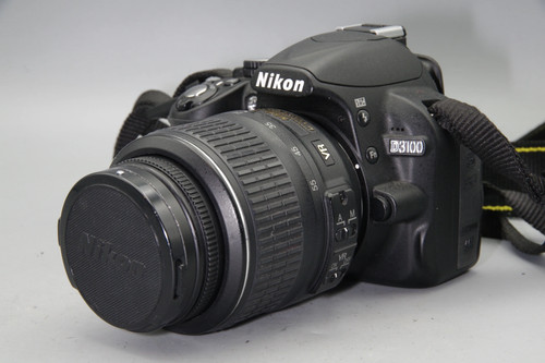 Nikon d3100 with 55mm - nikon, 18–55mm