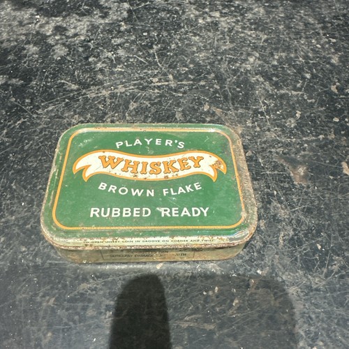 Players whiskey flake empty - whiskey,