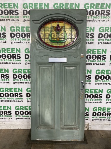 Stained glass 1930s door 1920s - stained,