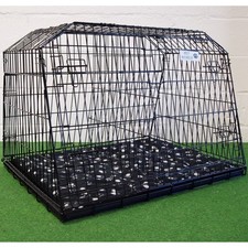 Pet World UK 38" x 31" Double Sloping Car Dog Cage for Estate Vehicles