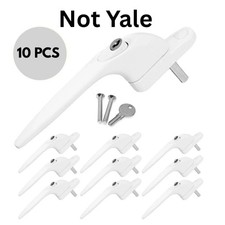 10 x UPVC Window Handle Universal Espag Key Locking For Double Glazing