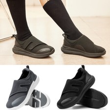 FitVille Mens Wide Fit Diabetic Shoes Orthopedic Walking Sneakers Swollen Feet