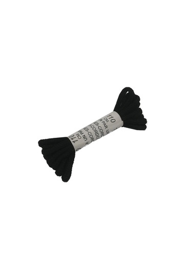 Shoelaces black 110cm thin - black,