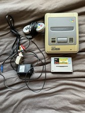 SNES Console With Super Mario All Stars Game
