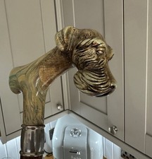 Vintage Dog Head Walking Stick