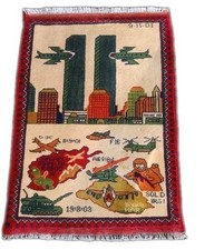 9/11  Handmade Afghan  war rug