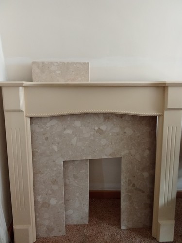 Fire surround with - fire,