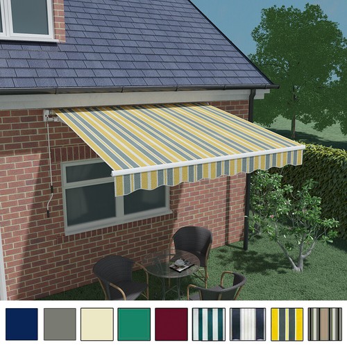 Manual awning canopy - 2m,