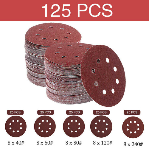 125pcs 125mm 8 hole - 5",