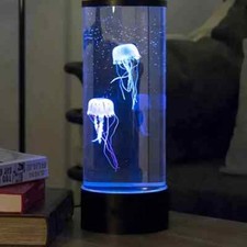 Jellyfish Lava Lamp, Aquarium Ocean Night Lights，7Colors LED Jellyfish Mood