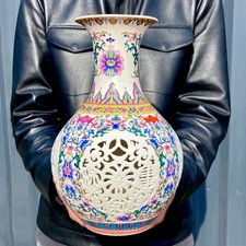 1.8LB  Natural "Seven Colors Jade" vase specimen -Taiwan China