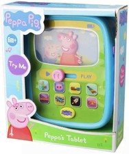 Musical Peppa Pig Tablet My First Interactive Ipad Toy With Sounds 18m+
