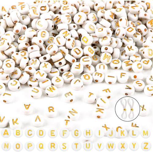 1000pcs gold acrylic letter - 1000pcs,