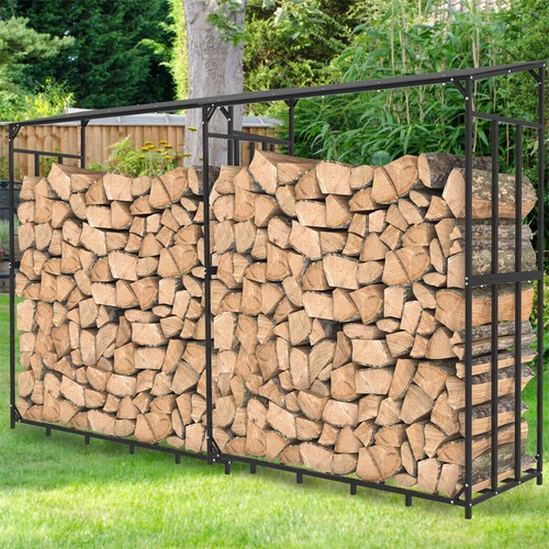 Large metal firewood log - large,