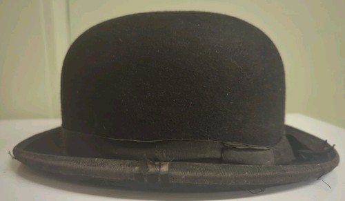 Vintage black felt - vintage,