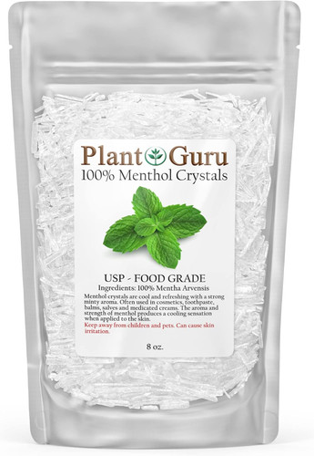 Menthol crystals mentha - menthol,