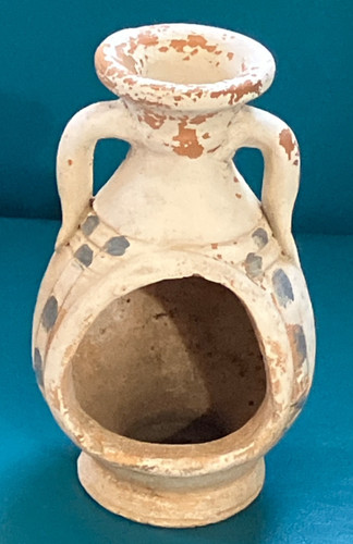 Vintage chiminea candle holder - chiminea,