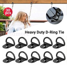 30PCSTie Down Hook Point Load Securing Lashing D Ring Heavy Duty Anchor Forged