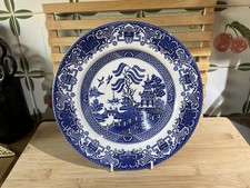 Old Willow English Ironstone Tableware LTD Dinner Plate 24.5cm VGC