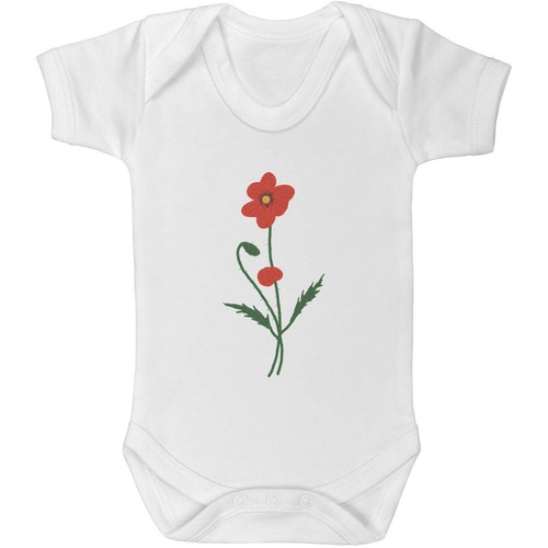Poppies bloom baby - in,