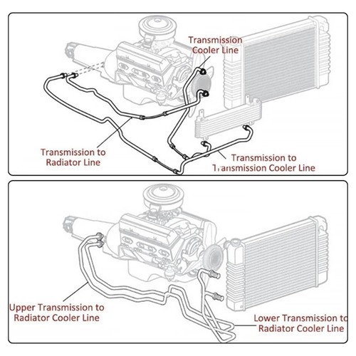 Transmission cooler kit 6an - kit,