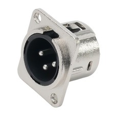 Effortless Rack Mount XLR Socket for Patch Bay and Snake Cable Applications