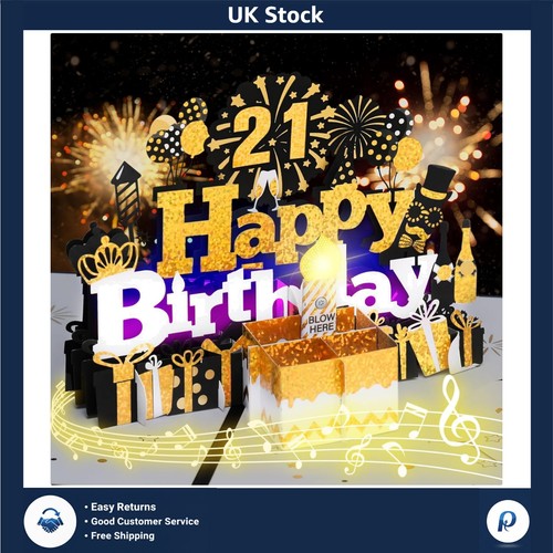 Musical birthday card with - birthday,