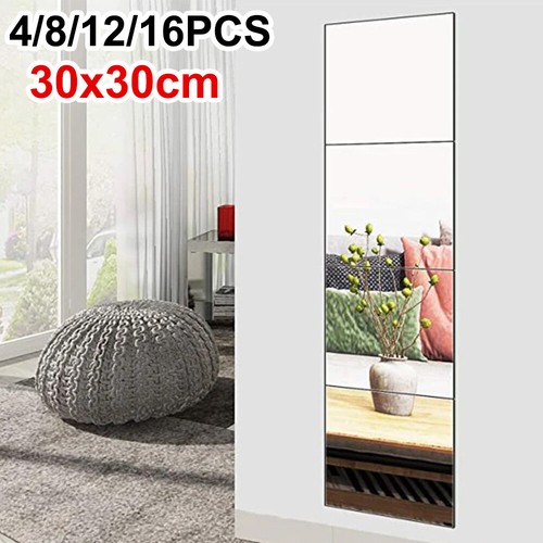 16pcs 30x30cm mirror - mirror, tiles